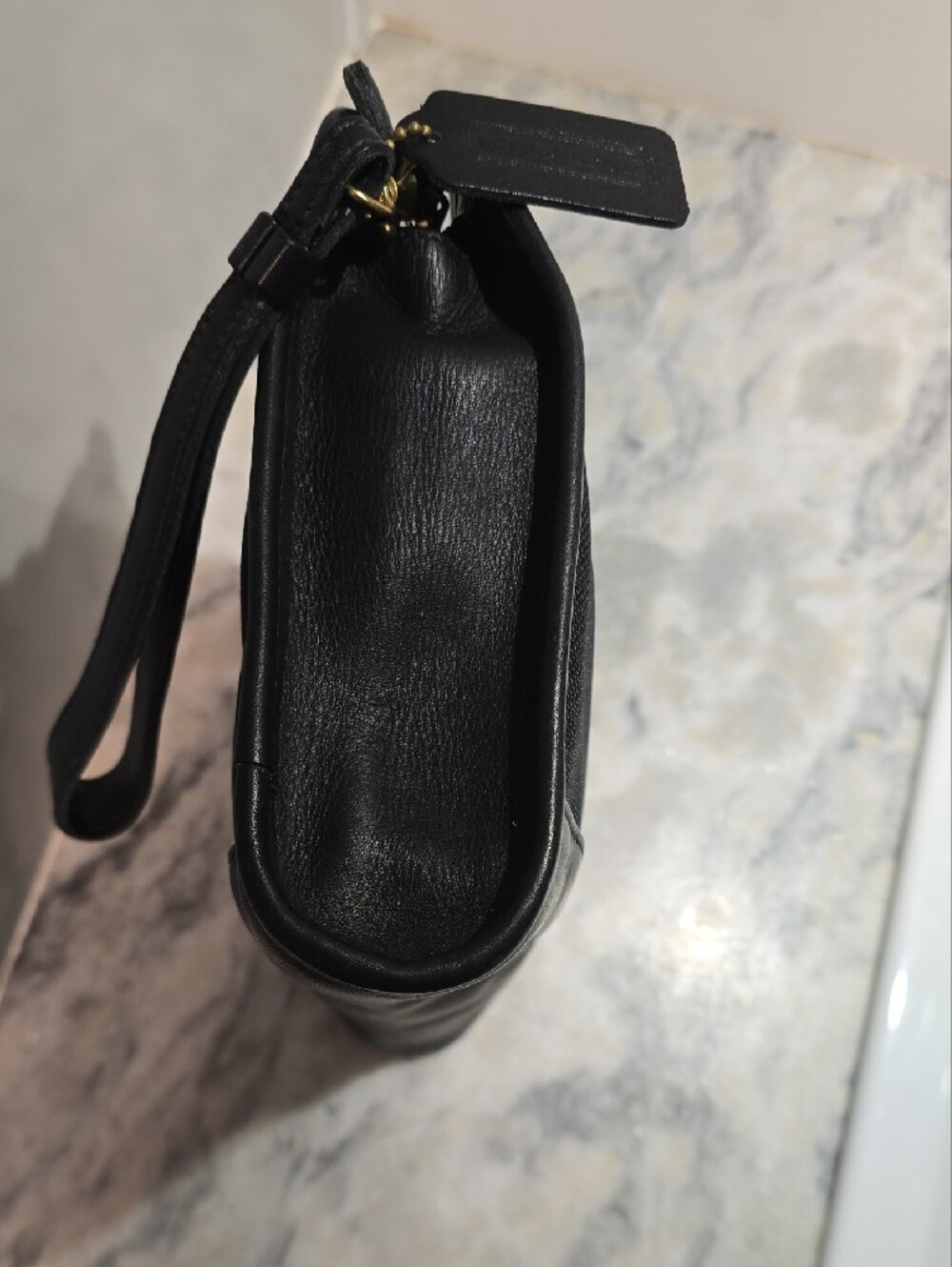 Coach Black Canvas And Leather Wristlet - Picture 7 of 16